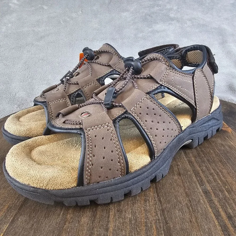 Weatherproof Sandals Mens 8M Charlie Brown Sport Adjustable Strap Breathable NEW